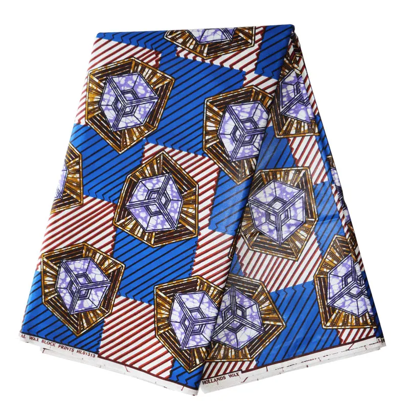 Новое поступление 2019 африканская восковая ткань высокое качество чистый хлопок