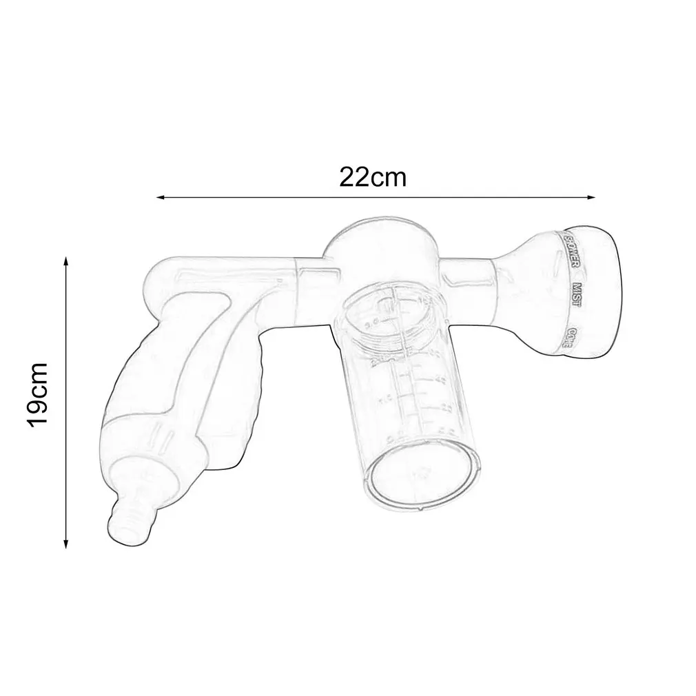 Водяной пистолет для мытья автомобиля, водяной пистолет, бытовые инструменты для мытья автомобиля, распылитель воды для двора, трубы, форсунки, инструменты для посыпания