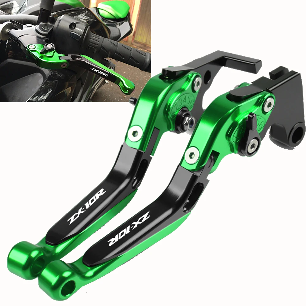 

Для Kawasaki ZX10R ZX-10R 2004 2005 аксессуары для мотоциклов тормозной рычаг Aliuminum Регулируемые Рычаги сцепления Рукоятка