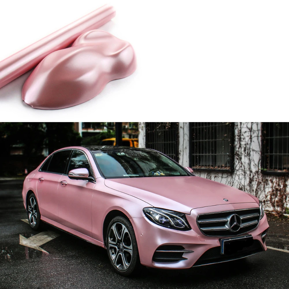 Elegant Pink Car Truck Vinyl Wrap Body Sticker Adhesive Decal Film