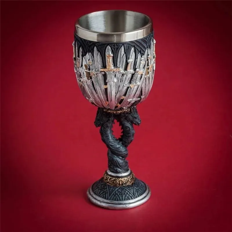 Игра престолов Signets Tankard из нержавеющей стали и смолы 3D Кофе пивная кружка для