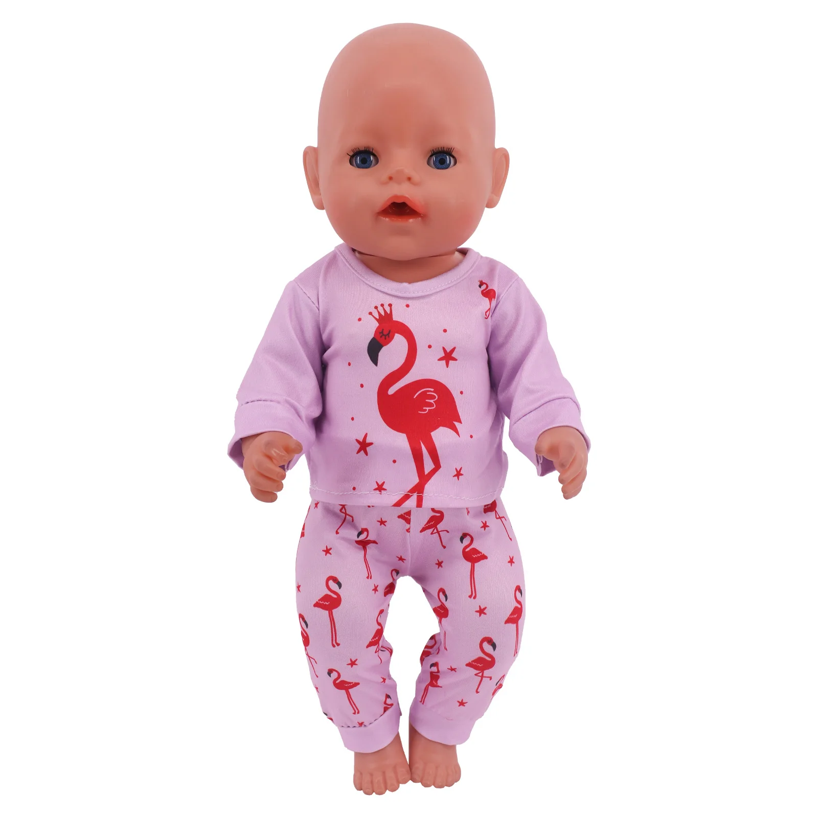 Barbie Doll Clothes Doll Clothes Accessories Doll Clothes Doll Accessories 2 Pcs/Set Cute Pajamas For 18 Inch Girl Doll & 43 cm New Born Baby Doll Our Generation