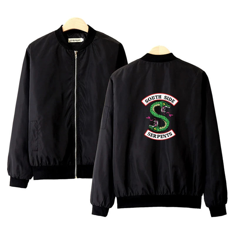 jaqueta serpentes riverdale feminina