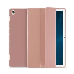 Copertura in pelle premium per tablet con protezione in silicone morbido per Huawei Mediapad M6 - 8.4 e 10.8