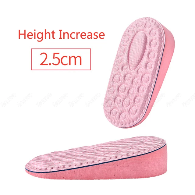 Eva Memory Foam Onzichtbare Hoogte Verhoogde Inlegzolen Voor Vrouwen  Schoenen Innerlijke Zool Schoen Insert Lift Hak Comfort Ophoging Inlegzolen  - AliExpress Schoenen
