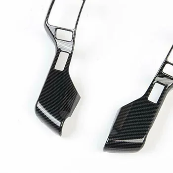 

2pcs Carbon Fiber Style Steering Wheel Cover Trim For Toyota Tacoma 2016-20 Made Of High Quality Material