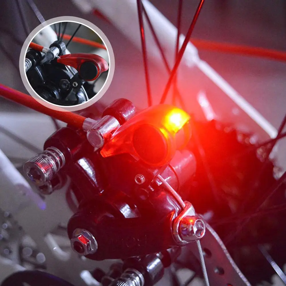 

Bicycle Brake Light Safety Road Bike Warning LED Lights Folding MTB Cycling Suitable Automatic Control