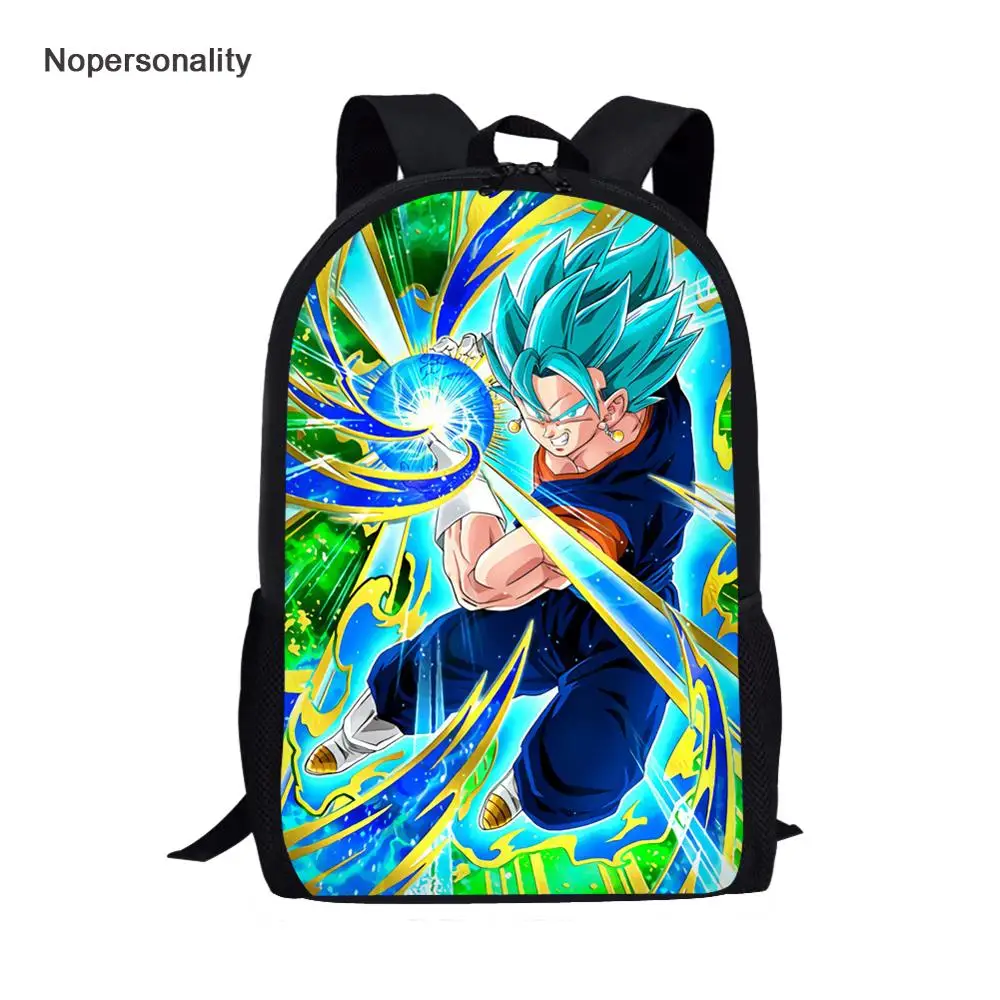 

Nopersonality Cartoon Anime School Bags for Kids Cool Teenager Boys Cartoon Schoolbags Mochila Student Kids Bookbag