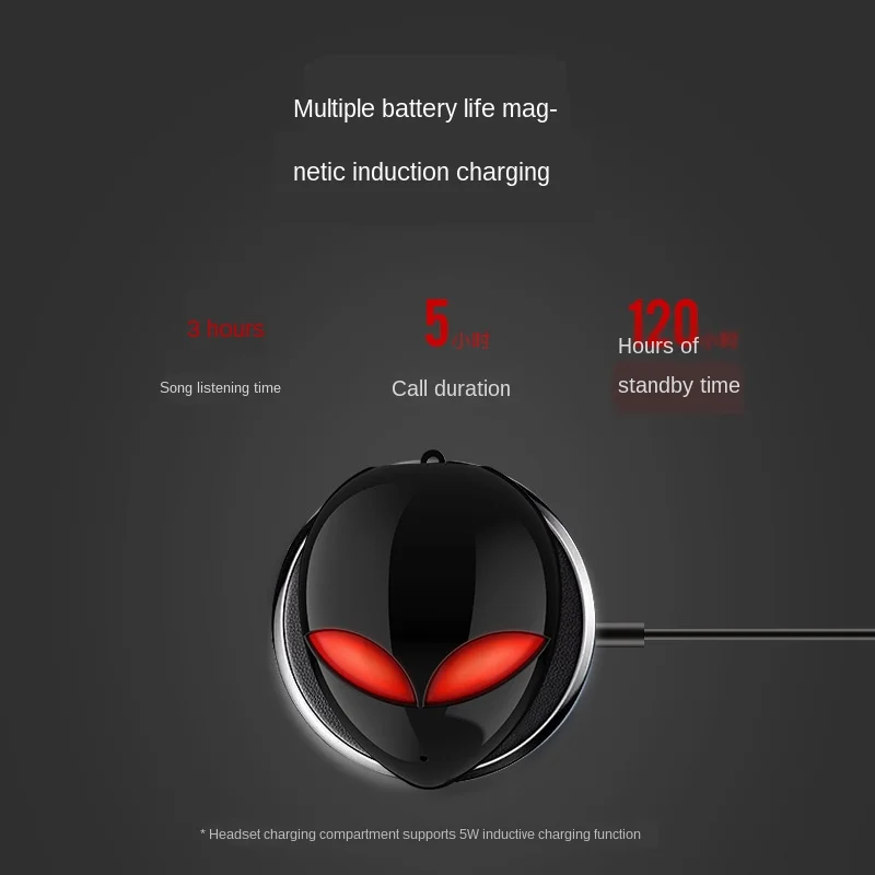 Bluetooth Headset TWS 5.0 Aliens Wireless Headphone Fone De Ouvido Earbuds Earphones Auricular Stereo Waterproof Smart Sport T8