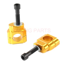 M12 Заготовка ЧПУ алюминий 7/" до 1-1/8" 28 мм Мотоцикл Байк ATV руль бар крепление жир бар стояк Зажимы Крепления