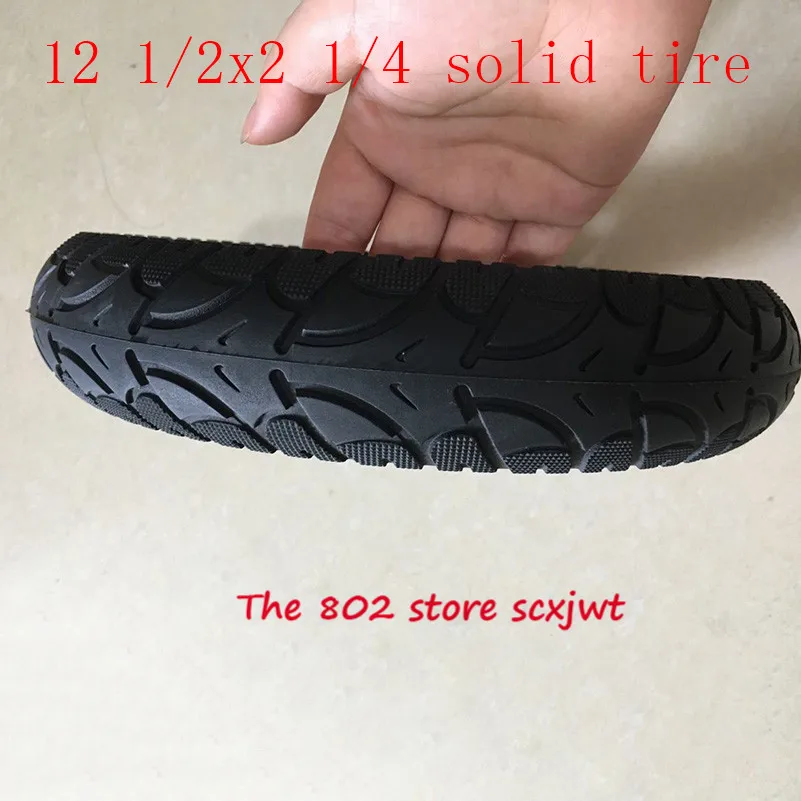 Высокое качество 12 1/2X2 1/4 твердые шины 12 1/2*2 1/4 бескамерные шины для электрический скутер ненадувные взрывозащищенные