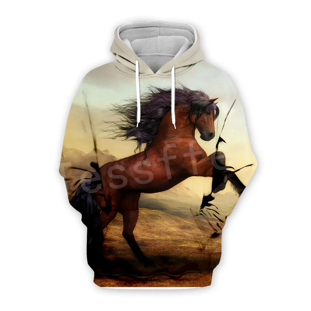 

Tessffel Animal Strong Horse art Unisex Colorful Tracksuit Casual Harajuku 3DPrint Hoodie/Sweatshirt/Jacket/shirts Men Women s-7
