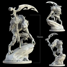

75mm Resin Model Werewolf Wolf Sentry Figure Unpainted No Color DW-021