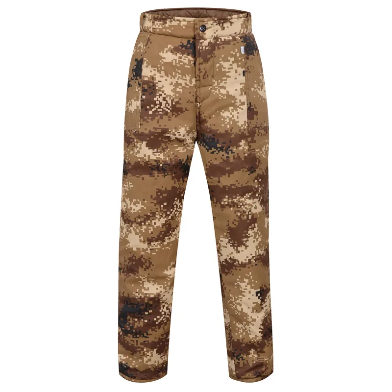 

2018 Winter Acrylic Cargo Pants Men Thicking Warm Casual Pants Cotton Liner Trousers Men Military Tactical Camouflage Coveralls