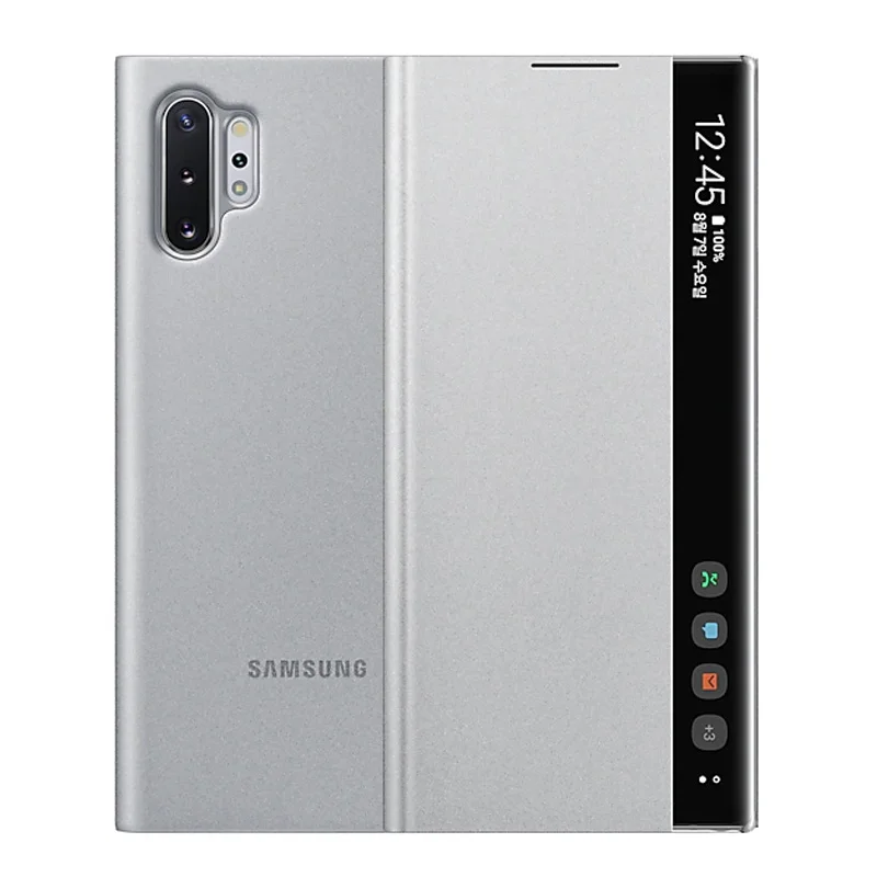 Samsung Mirro чехол Прозрачный чехол для телефона для Galaxy Note 10 Note10 Note X Note 10+ Note 10 Plus Тонкий флип-чехол