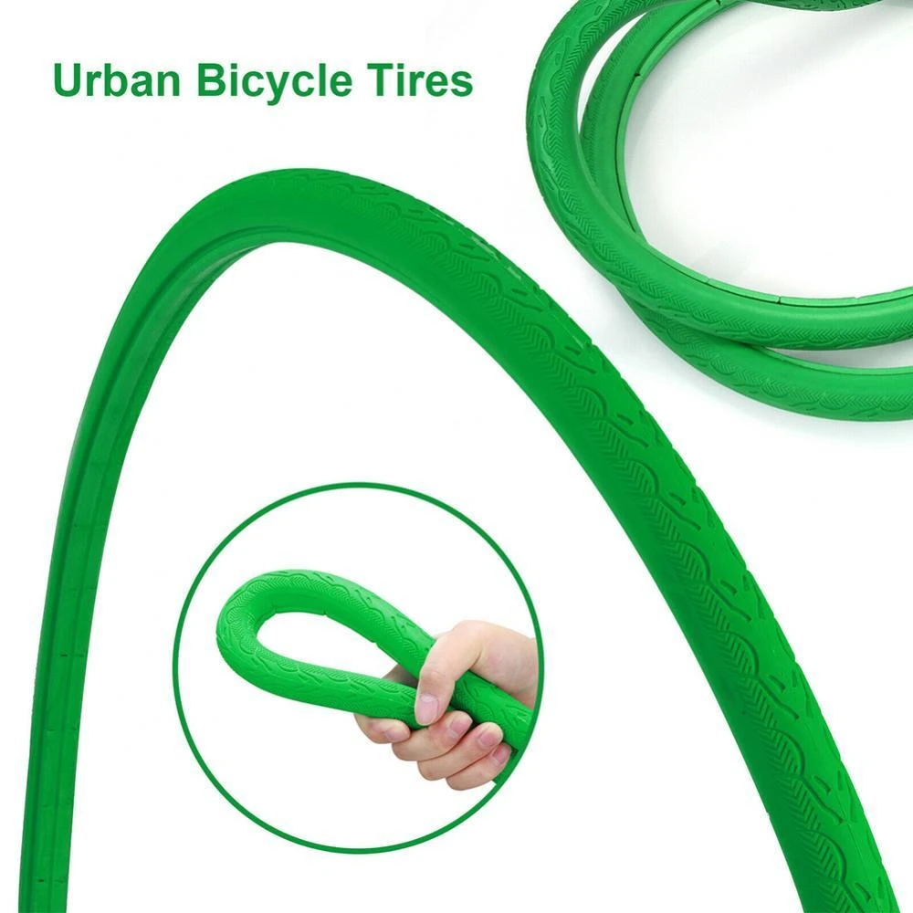 700x23C Bike Solid Tube Tire Bicycle Explosion-Proof Tubeless Tyre Accessories