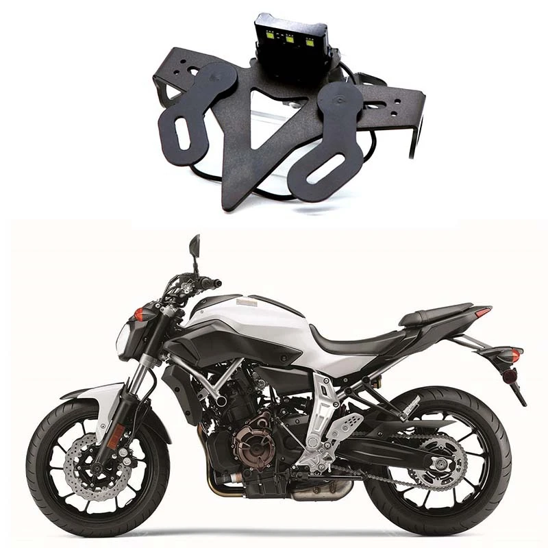Мотоцикл брызговик Eliminator регистрации Номерного Знака Держатель для Yamaha MT 07 MT-07 FZ 07 FZ-07 2013