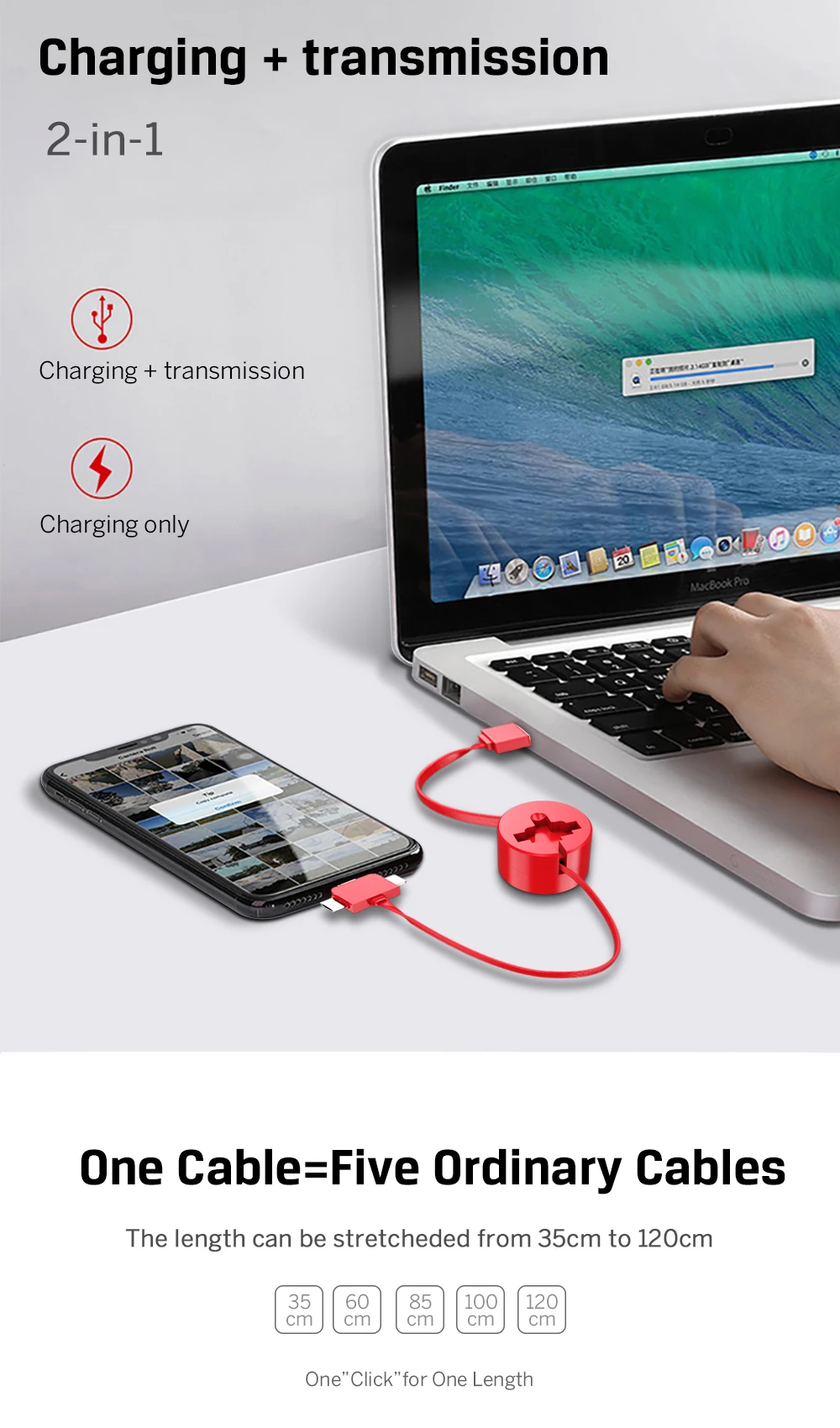 POPSTAND 3 в 1 USB кабель type C Micro USB C кабель для iPhone зарядное устройство Выдвижной зарядный шнур для iPhone huawei Xiaomi