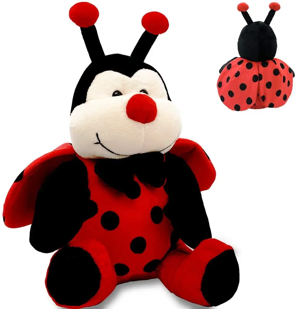 Божья коровка чучела плюшевая жук мягкое насекомое милая леди игрушка Пчела друг