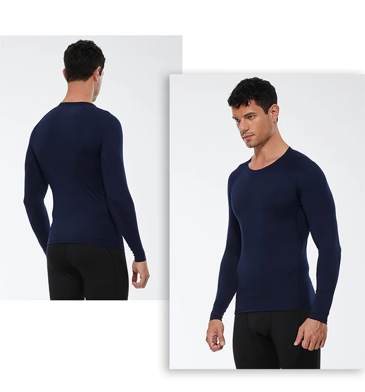 Fanceey New Thermal Underwear Sets Men Winter Long Sleeve Thermo Underwear Compression Fleece Sweat Male Motion Clothing warm long johns