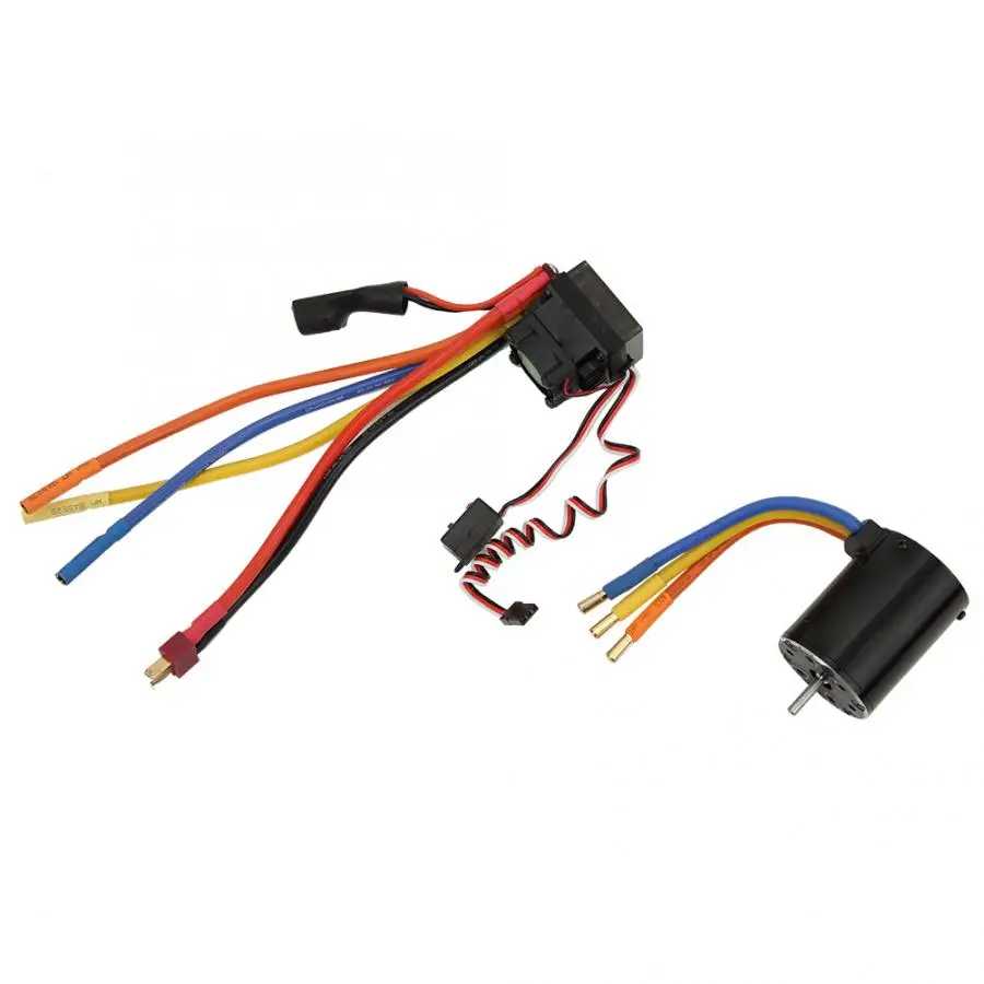 Surpass hobby 540 бесщеточный 3100KV мотор+ 45A ESC RC аксессуар запасные части для 1/10 радиоуправляемые гусеничные машины