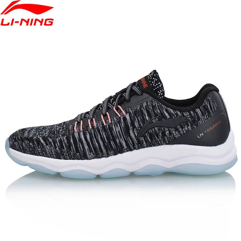  Женские кроссовки для тренировок Li Ning, нескользящие спортивные туфли с подкладкой из мононити, AFJN004, YXX028 