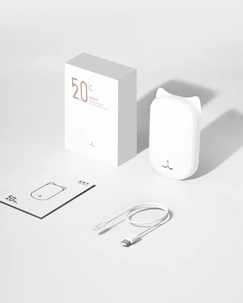 Мультяшные USB 50-60C грелки для рук, 2 в 1, аккумулятор 3600 мАч, портативная грелка для рук, внешний аккумулятор, быстрый нагрев, мини перезаряжаемый