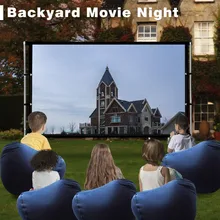 

16:9 Projector Matel Anti-Light Curtain 110 Inches Home Outdoor Office Portable 3D HD Projection Screen