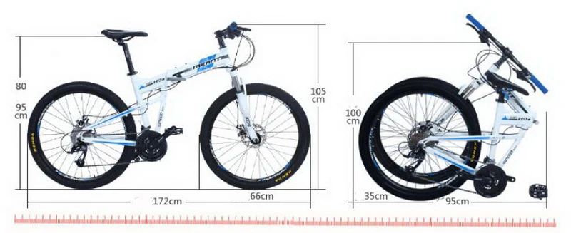 250406/складной горный велосипед/27 с переменной скоростью, рама из алюминиевого сплава, двойной дисковый тормоз, студенческий взрослый велосипед/