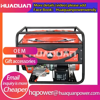 

indoor/outdoor use 5kw electric motor gasoline generator set