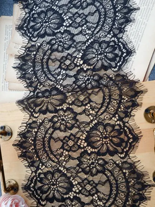 White Eyelash Lace Trim Accessories 3meter Price DIY Underwear Sleeve Skirt Lengthen Clothing Lace Fabric lace fabric lace sewing accessories lace sewing supplies lace accessories lace garment accessories clothing accessories lace decoration