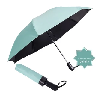 

Wind Resistant Three Folding Fully Automatic Umbrella Rain Women Auto Luxury Big Windproof Umbrellas Men Frame Windproof Parasol
