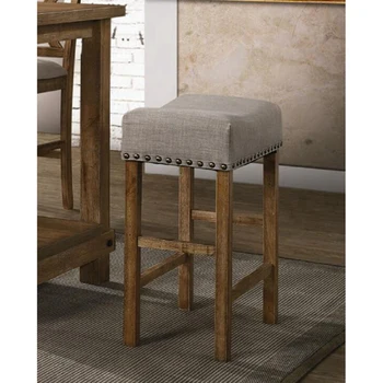 

Nordic Bar Stool Modern Minimalist Bar Chair Solid Wood Creative Fashion High Stool