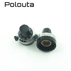 1 pces 3590s 2 multi turn precisão potenciômetros de resistência ajustável correspondência botões escala de precisão botão escala peça