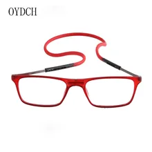 Новые высококачественные ультра легкие Tr подвесные очки для чтения шеи мужские и женские складные очки для чтения