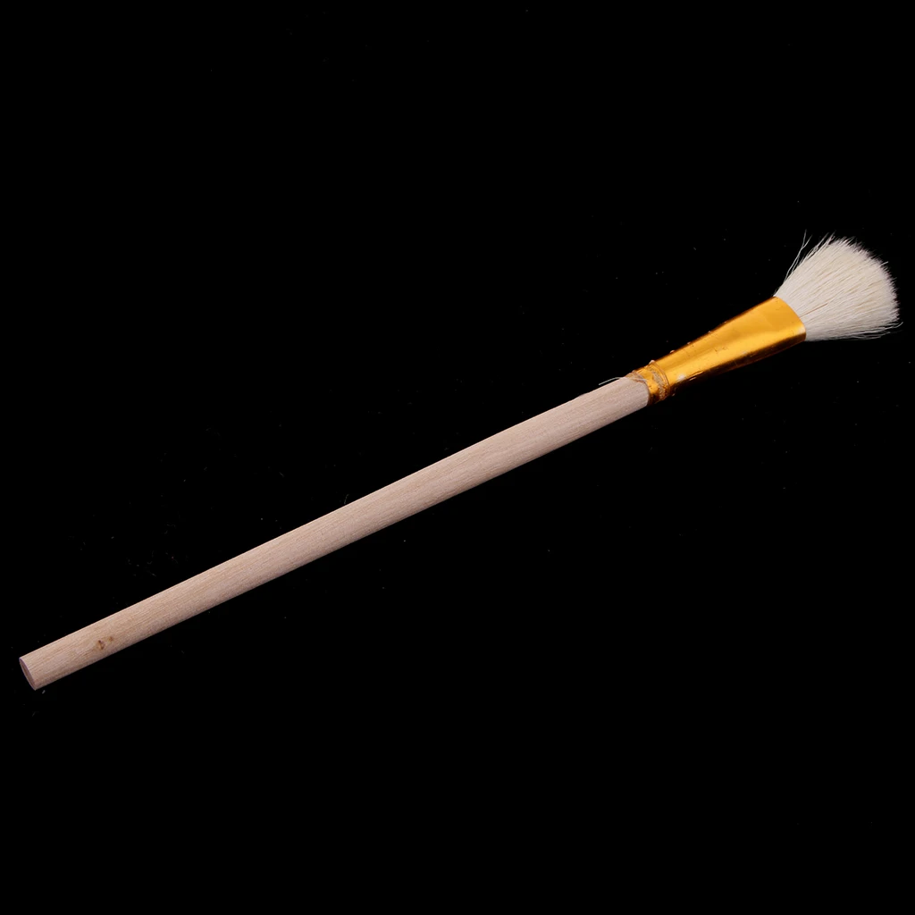 19cm Big Head Clay Cleaning Wooden Brushes Shapers, Artists Paint Brushes, Pottery Clay Sculpture Carving Tools