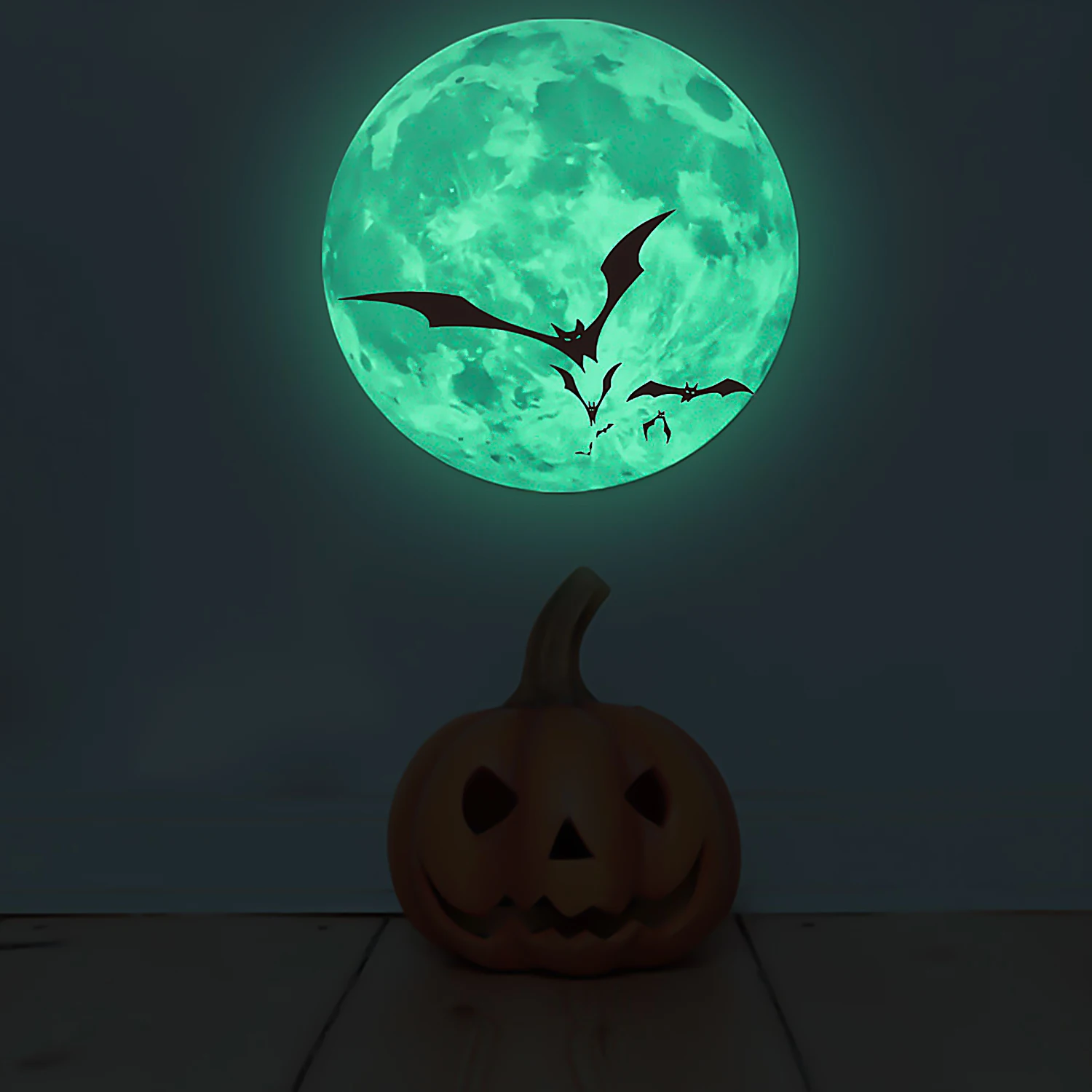 Тематическая вечеринка Хэллоуин светится в темноте наклейки на стену украшение для детской комнаты дома спальни гостиной