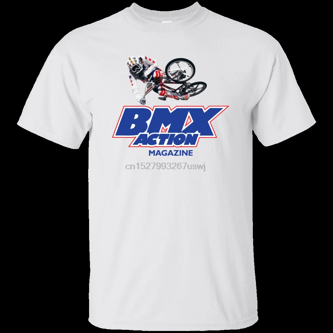 BMX Action Magazine Ramp Jump Freestyle Racing Bike Haro Hutch Skyway Cool Casual pride t shirt men Unisex New | Мужская одежда