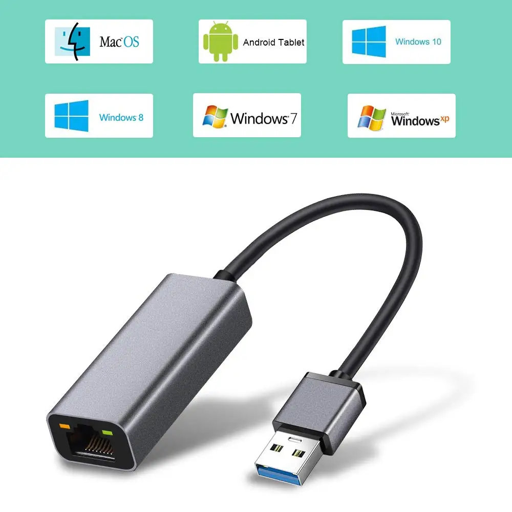 Onvian USB Ethernet Adapter USB 3 0 Network Card to RJ45 Lan for Windows 10 Xiaomi 2