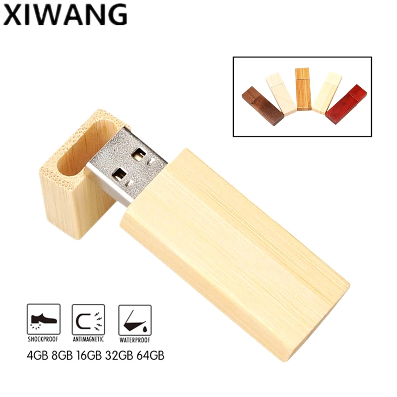 nature wooden USB flash drive usb 2.0 4GB 8GB pendrive 16GB pen drive 32GB 64gb 128gb creative usb memory stick Free custom logo