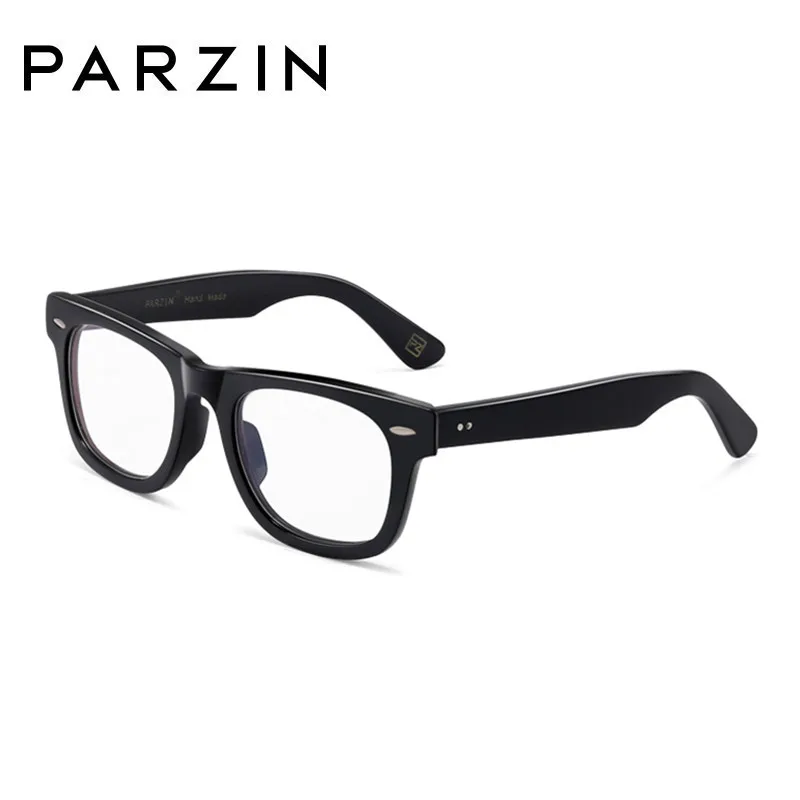 

PARZIN Optical Glasses Men Retro Handmade Acetate Myopia Glasses Frame Women Vintage Prescription Eyeglasses PZ2140