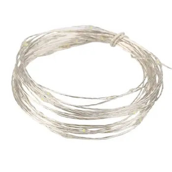 

5M 50 LED Silver Wire String Light String Fairy Light Lamp DC 12V For Christmas Wedding Party Different Colors Hot Sale