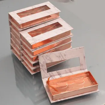 

Wholesale Eyelash Packaging Box Lash Boxes Package Custom Rectangle Magnetic Faux Cils Storage Cosmetic Case Vendors