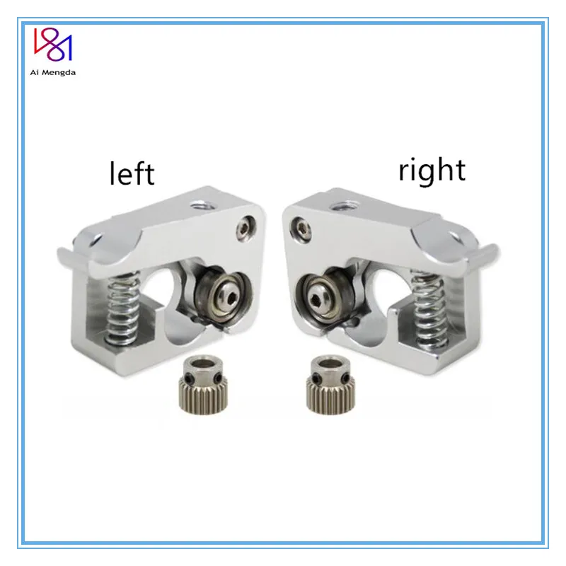 Left or Right 1.75mm MK10 Extruder Hand Arm Full Metal Bowden 3D Printer Parts For Makerbot Replicator 2 Aluminum Part Extrusion