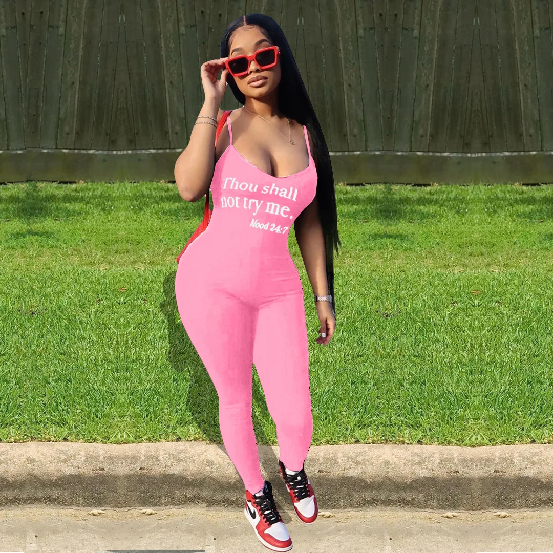 Letter Gym Rompers Womens Jumpsuit Sexy Bodysuit Sleeveless Summer Beach Playsuit Body Femme Mono Mujer 2020 New Letter Gym Rompers Womens Jumpsuit Sexy Bodysuit Sleeveless Summer Beach Playsuit Body Femme Mono Mujer 2020 New