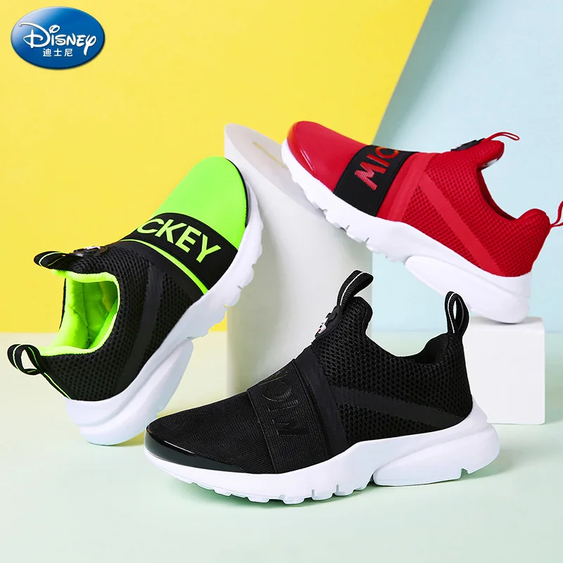 Disney children's sports shoes new autumn cartoon Mickey children's one foot boy's running shoes tide girls shoes
