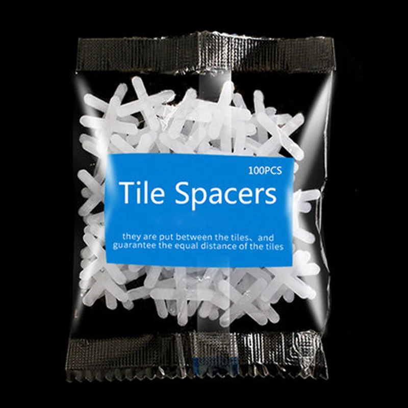 1/1.5/2/2.5/3/4/5/6/8/10mm 100pcs of a bag for Tile Cross Paving Brick Floor Brick Wall Joint Card Cross Card tile spacers,tile leveling clips,tile leveling tools