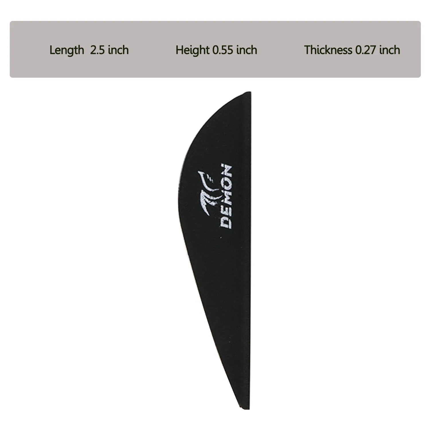 Palhetas de Plástico Tpu para Alvo Polegada Seta Flexching Direita Waterdrop Caça Setas Faça Você Mesmo 60 Peças - Lote 2.5 Asa 1 Cheap Arco e flecha