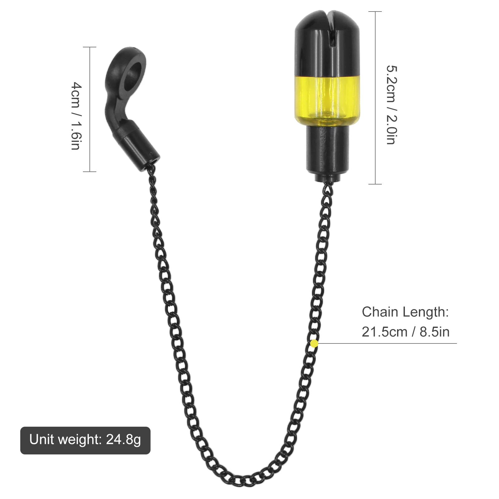 Fishing Tools Fishing Accessories Fishing Tool Fishing Bite Alarm Fishing Tackle 4Pcs Fishing Swinger Chain Alert Swinger Bite Alarm Hanger