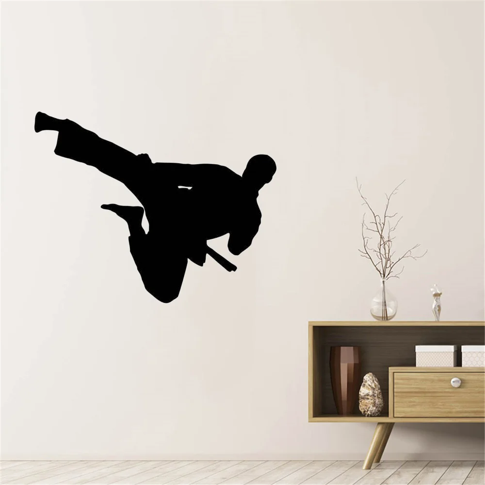 韓国武道ビニール壁ステッカーtaekwonを クラブ壁画空手壁デカール人気スポーツポスターのインテリア Wall Stickers Aliexpress